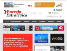 Tablet Screenshot of energiaestrategica.com